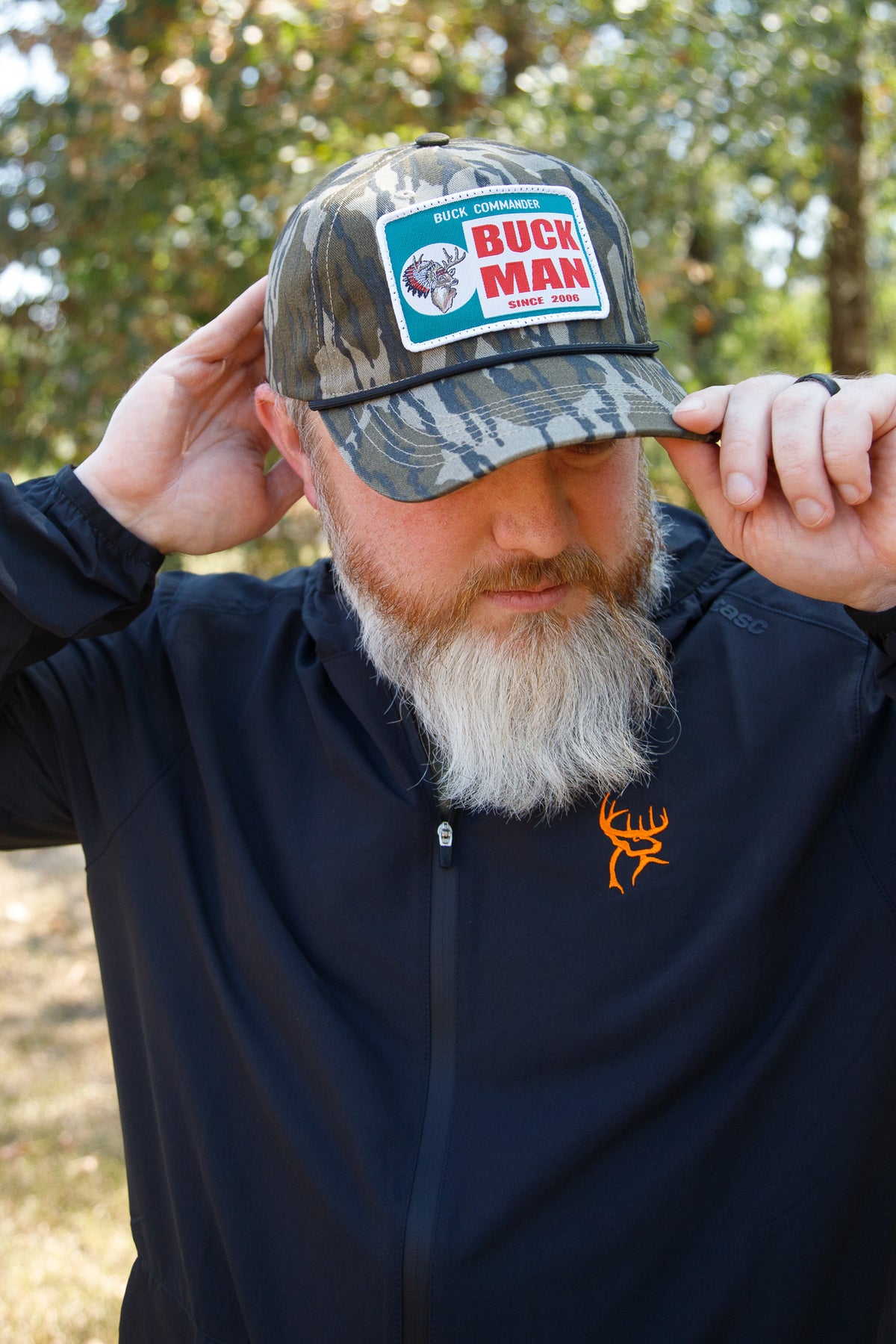 Buck Commander Mossy Oak Bottomland Buckman Patch Hat