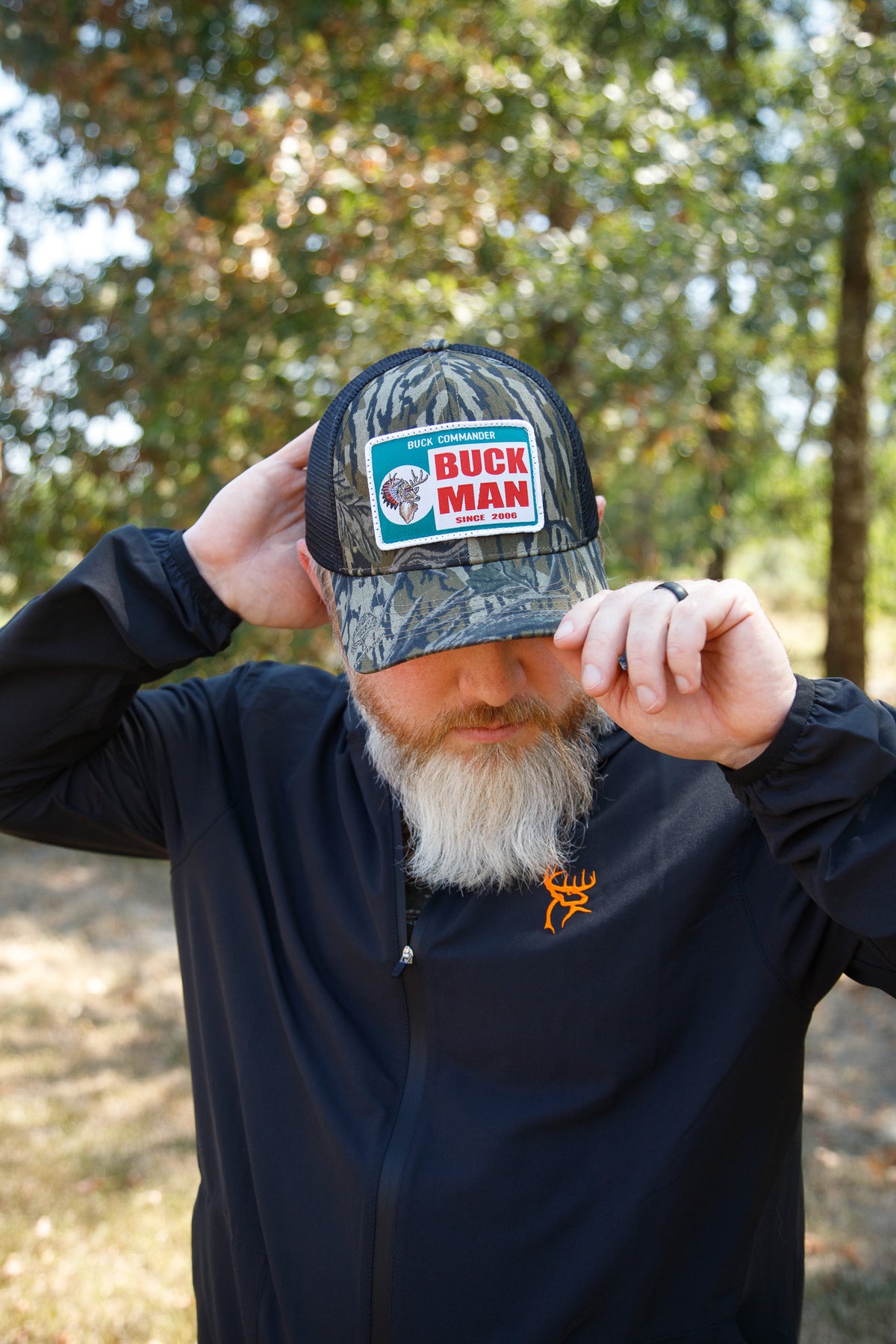 Buck Commander Mossy Oak Treestand Buckman Patch Hat