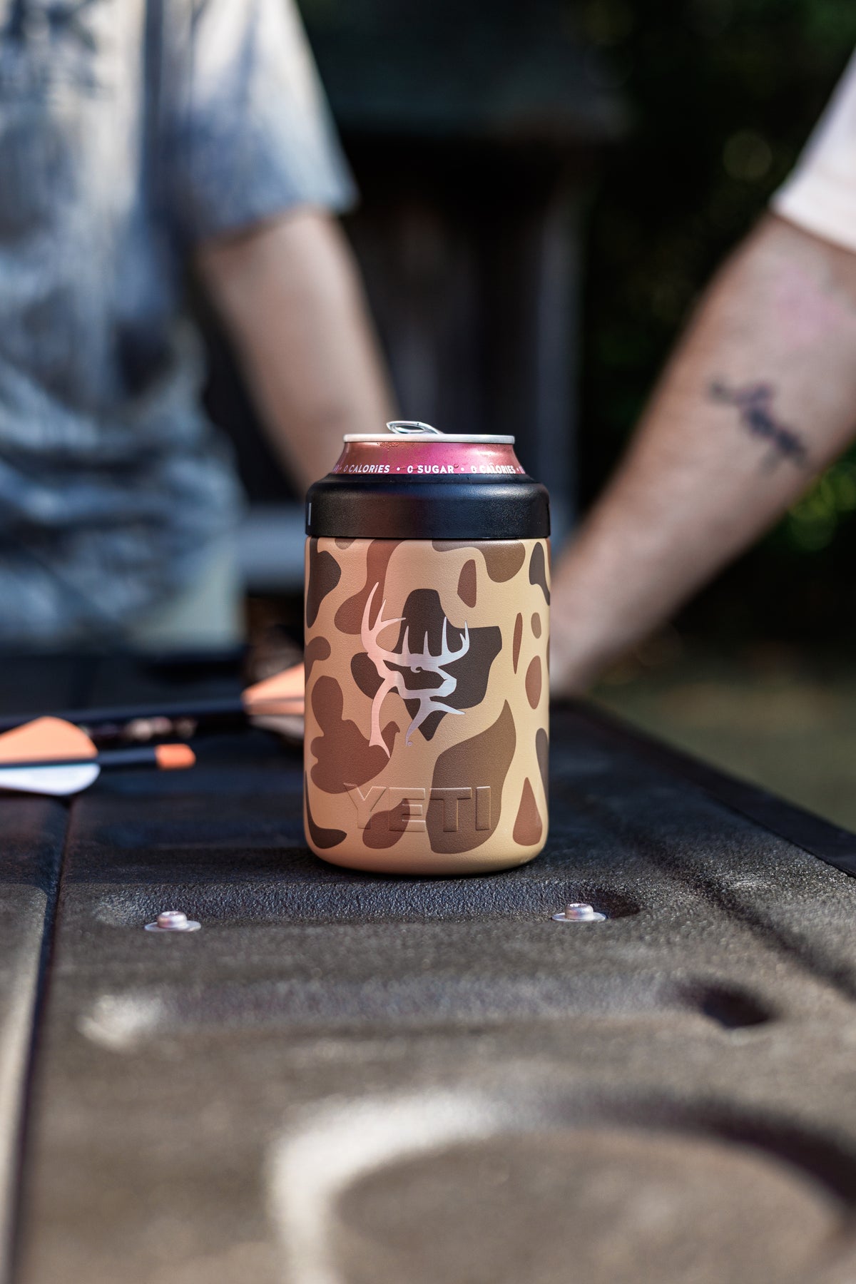 Buck Commander Icon Wetlands Camo Yeti Koozie