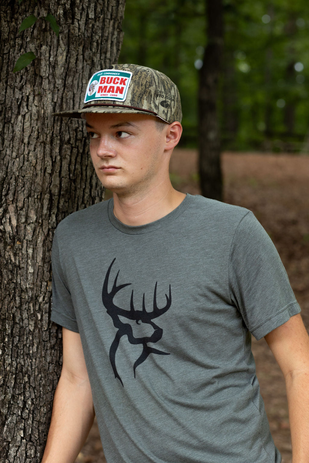 Buck Commander Military Green Icon Tee