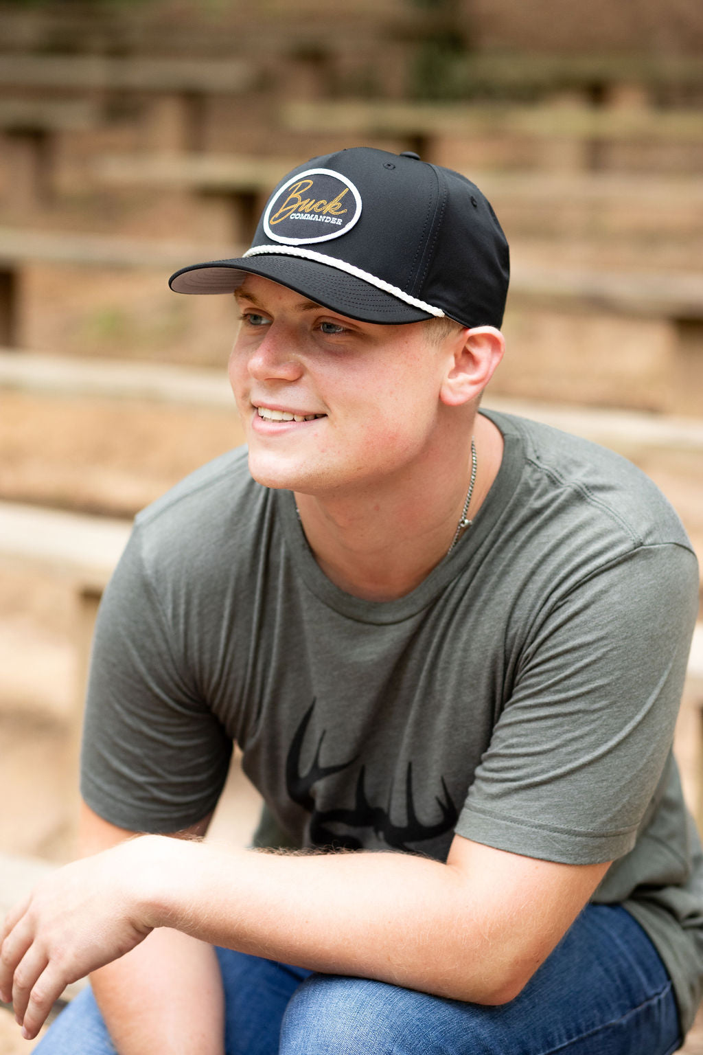 Buck Commander Military Green Icon Tee