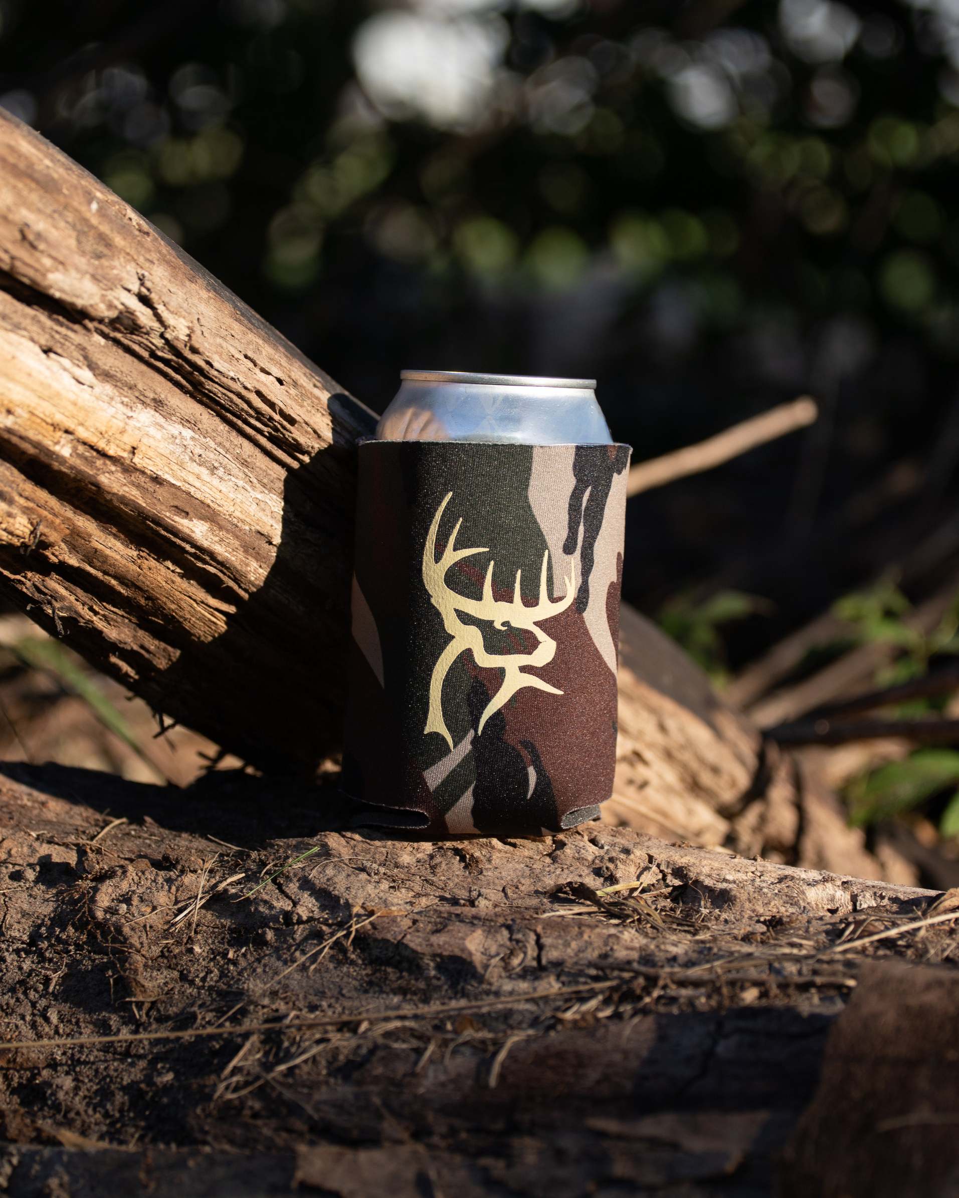 Buck Commander Retro Camo Neoprene Can Cooler