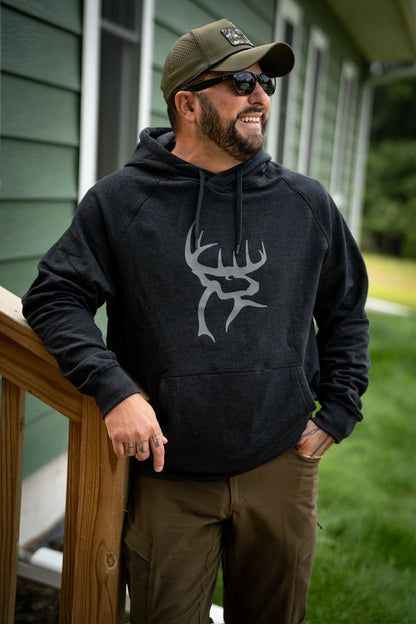 Buck Commander x Burlebo Heather Black Fleece Hoodie