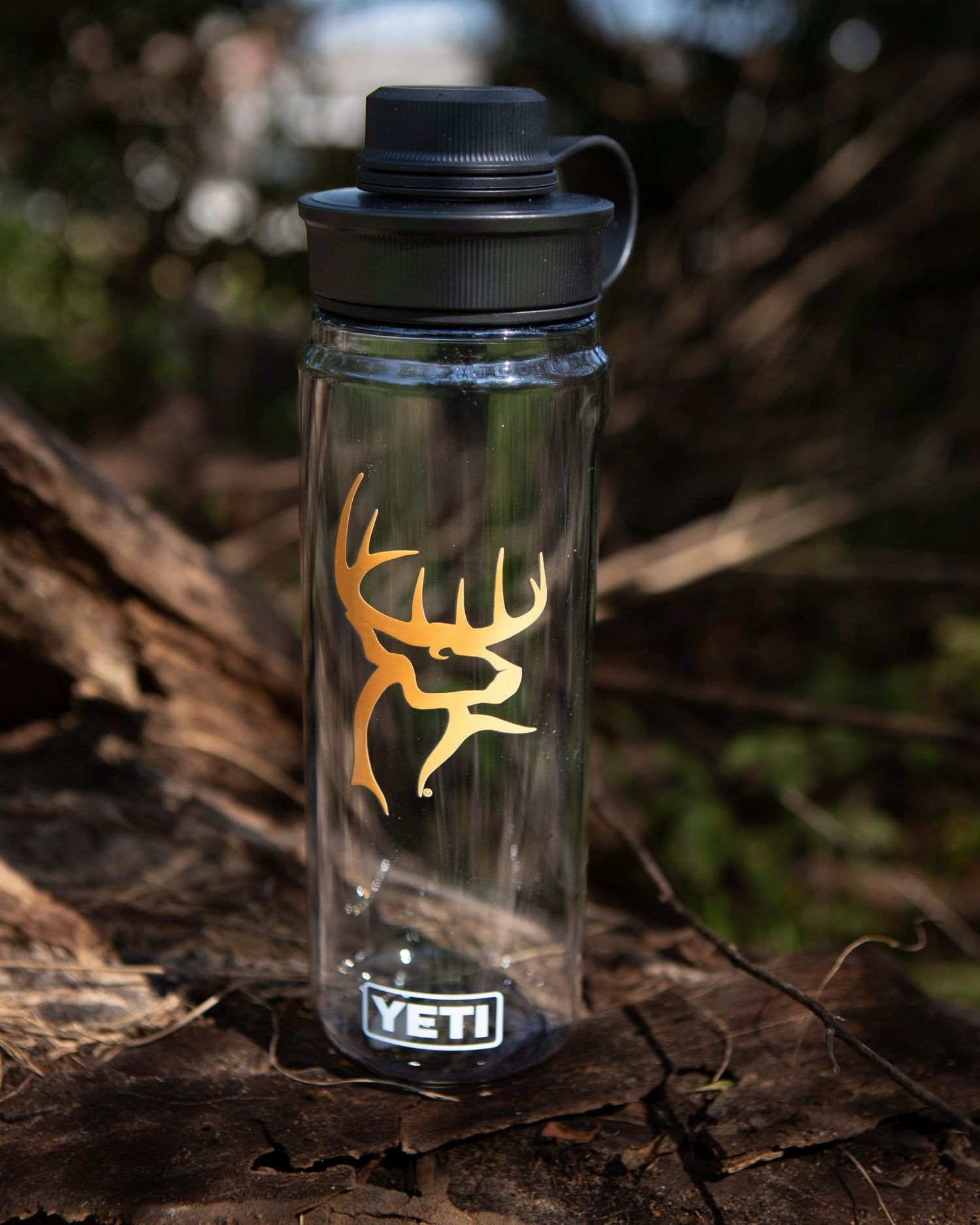 Buck Commander Black Icon Yeti Water Bottle