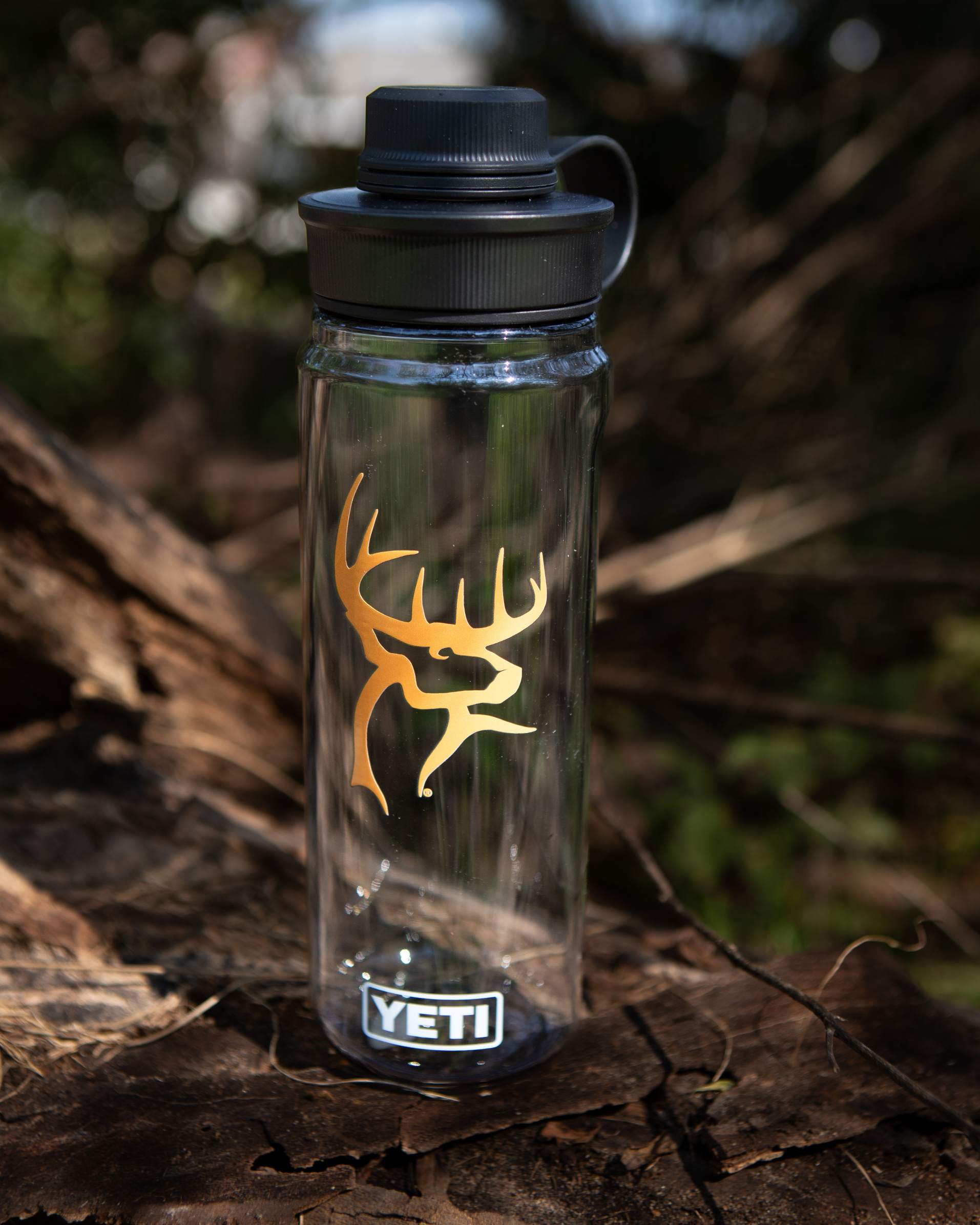 Buck Commander Black Icon Yeti Water Bottle