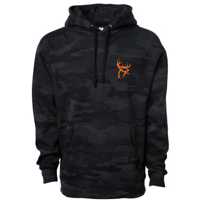 Buck Commander Icon Black Camo Hoodie