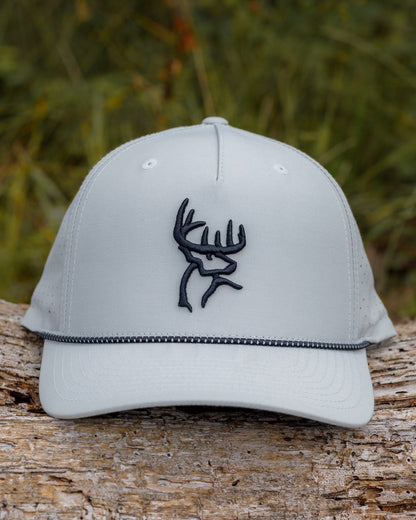 Buck Commander Richardson Perforated Performance Heather Grey Hat