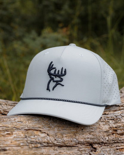 Buck Commander Richardson Perforated Performance Heather Grey Hat