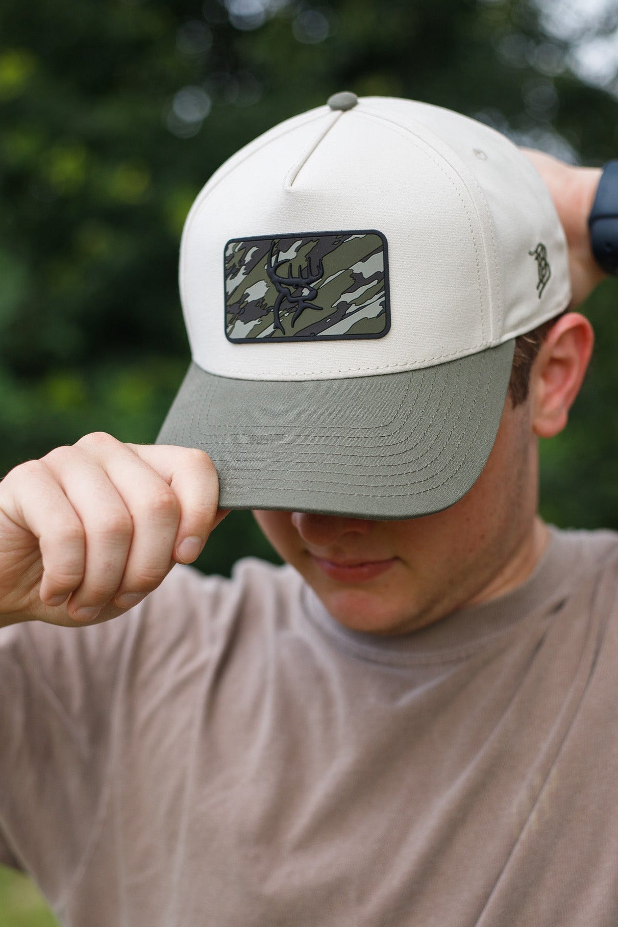 Buck Commander x Branded Bills Curved Rope Beige/Loden