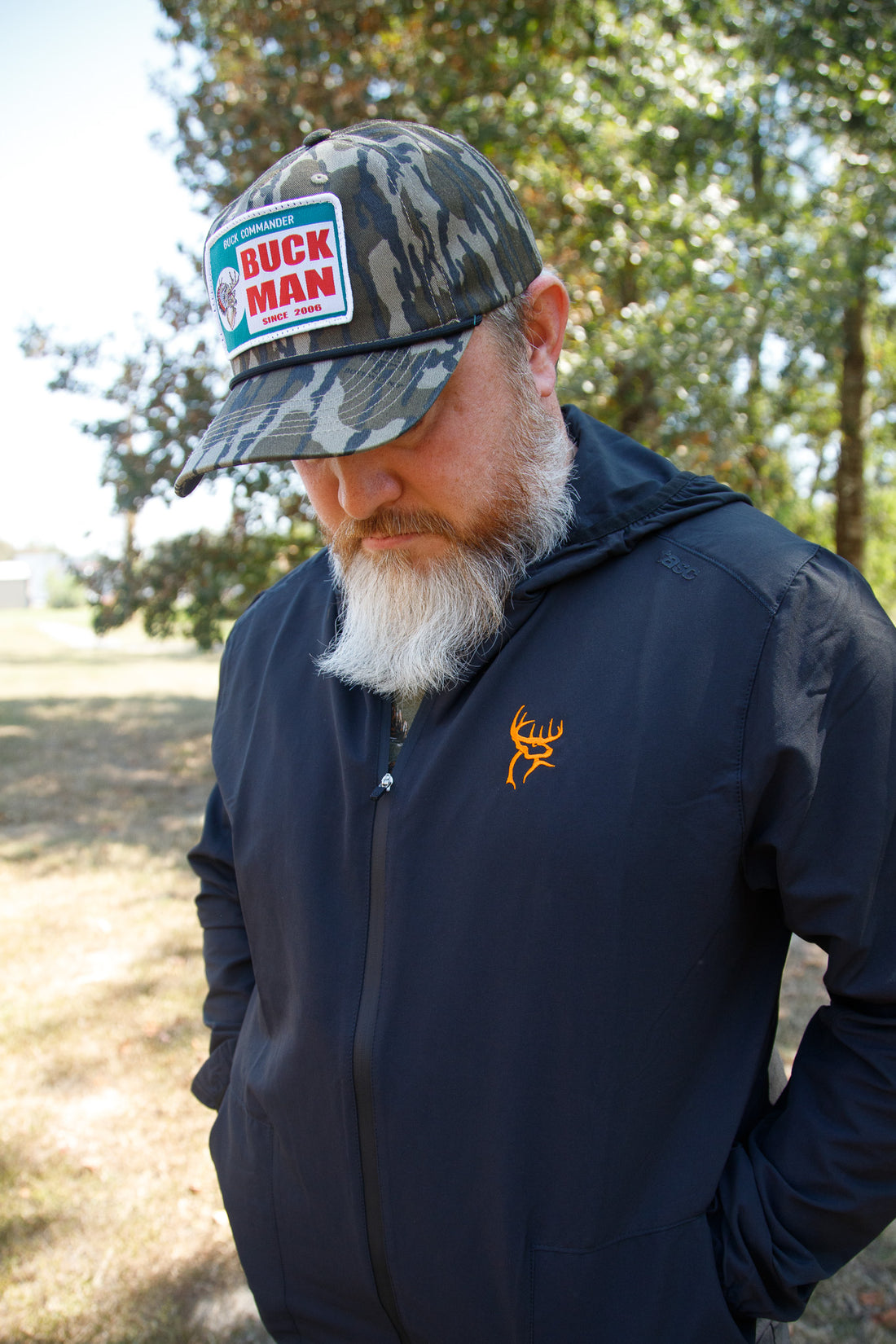 Buck Commander Mossy Oak Bottomland Buckman Patch Hat