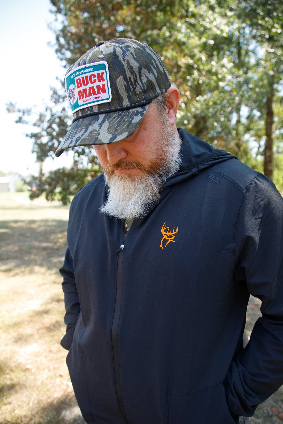 Buck Commander Mossy Oak Bottomland Buckman Patch Hat