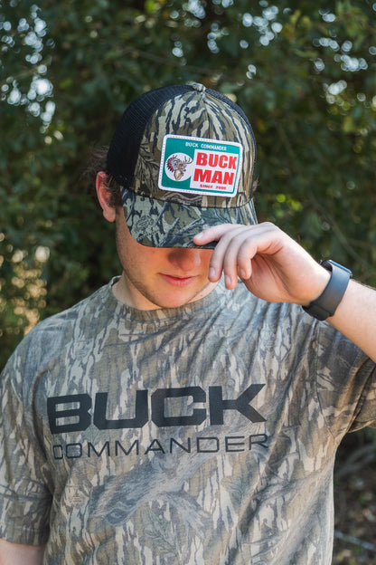 Buck Commander Mossy Oak Treestand Buckman Patch Hat