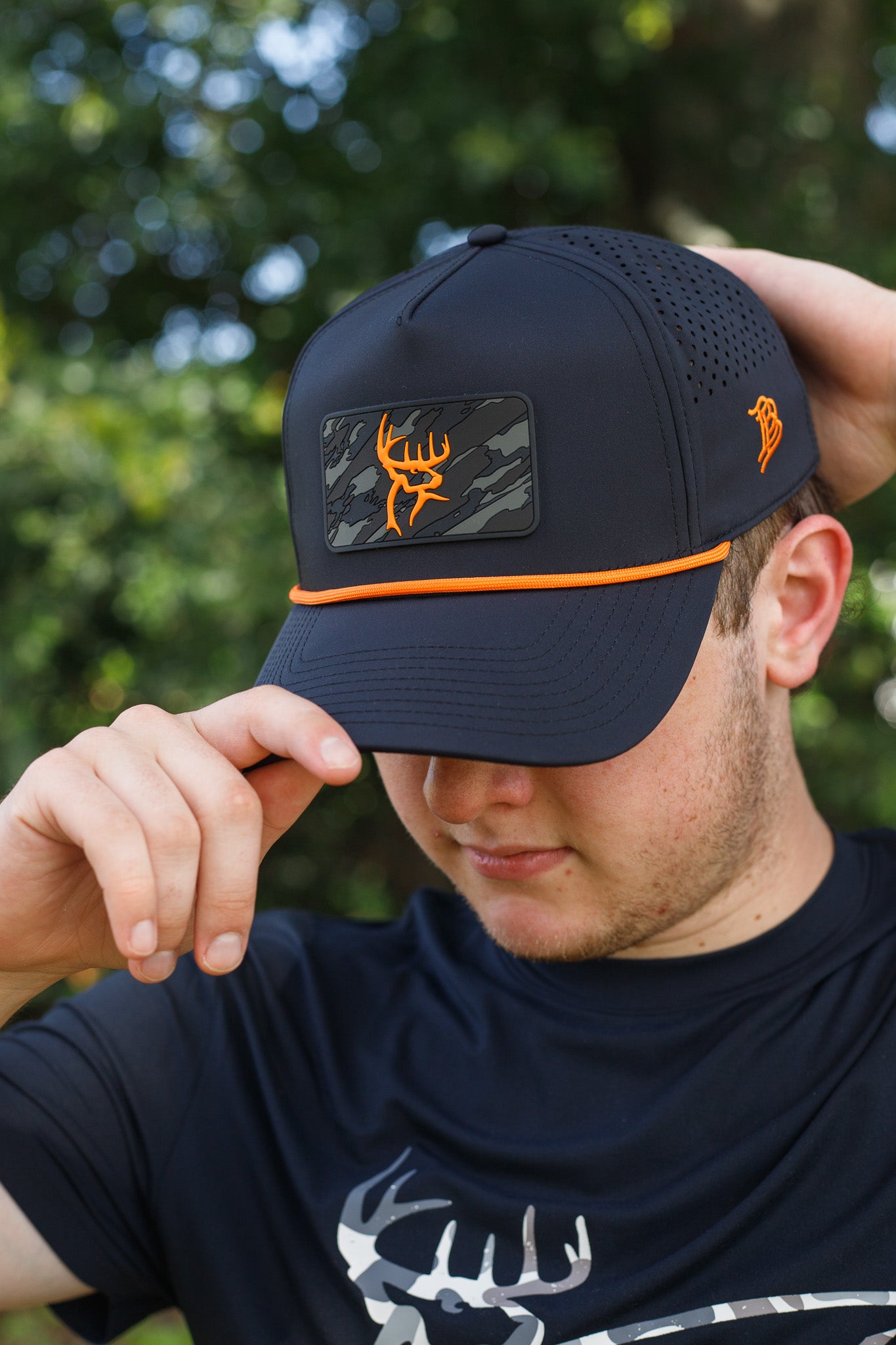 Buck Commander x Branded Bills Curved Rope Black
