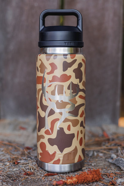 Buck Commander Wetlands Camo 26oz YETI Water Bottle