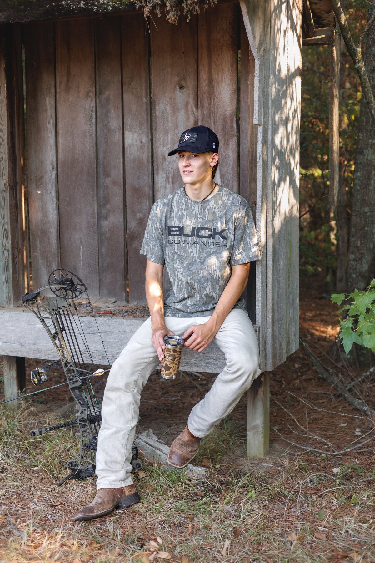 Buck Commander 20oz Wetlands Camo Icon Yeti Rambler