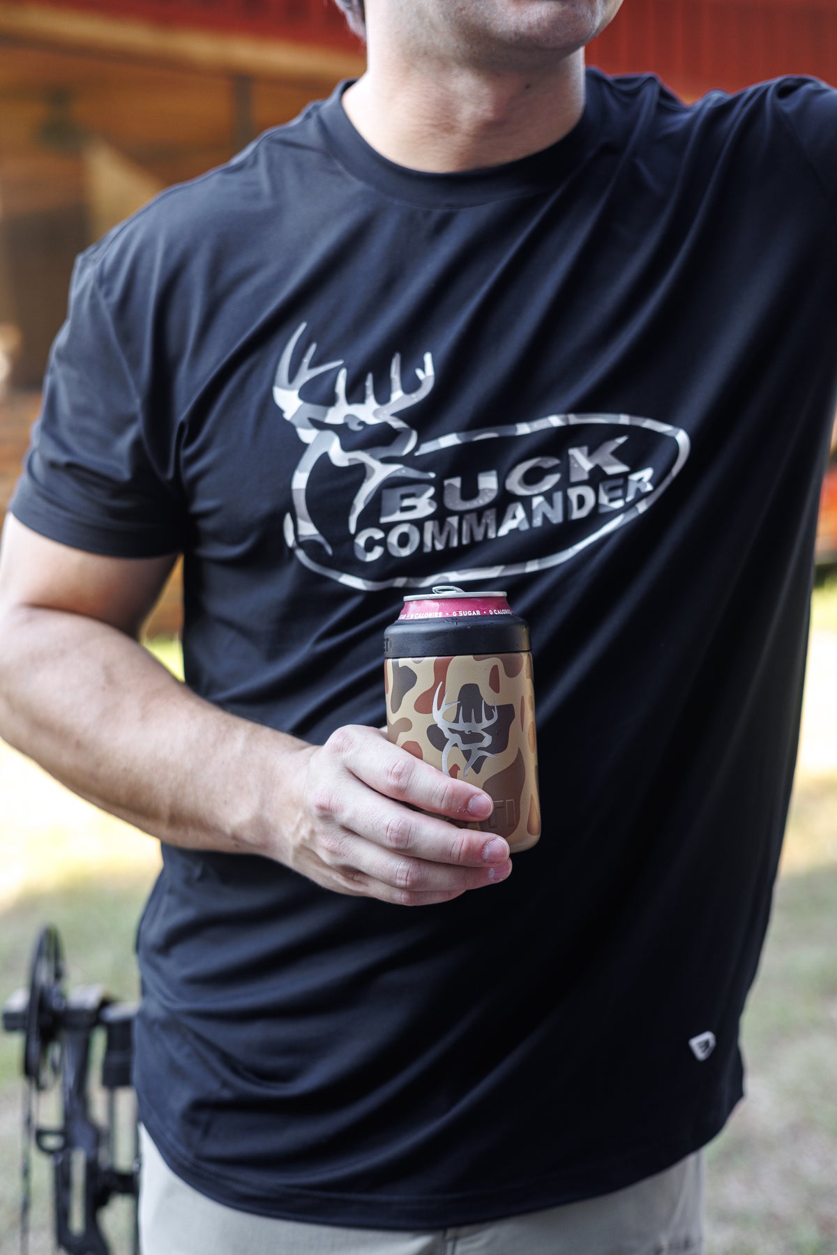 Buck Commander Icon Wetlands Camo Yeti Koozie