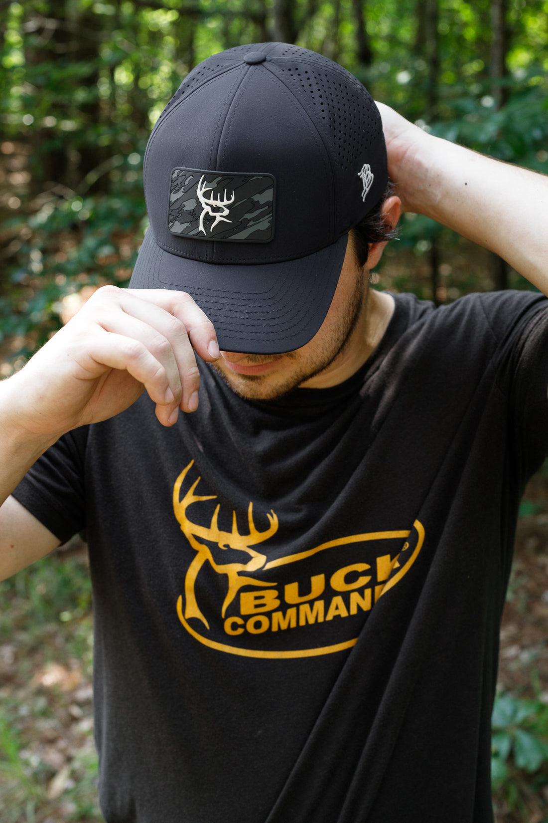 Buck Commander x Branded Bills Curved Performance Black