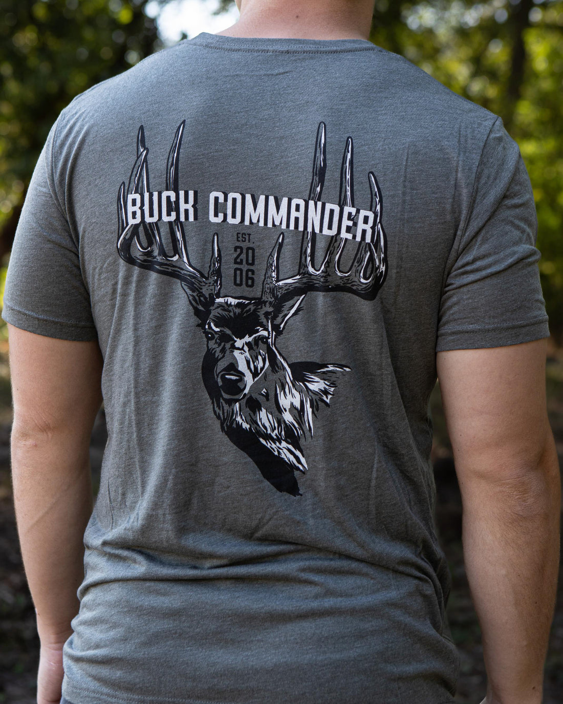 Buck Commander Deer Sketch Tri-blend Tee