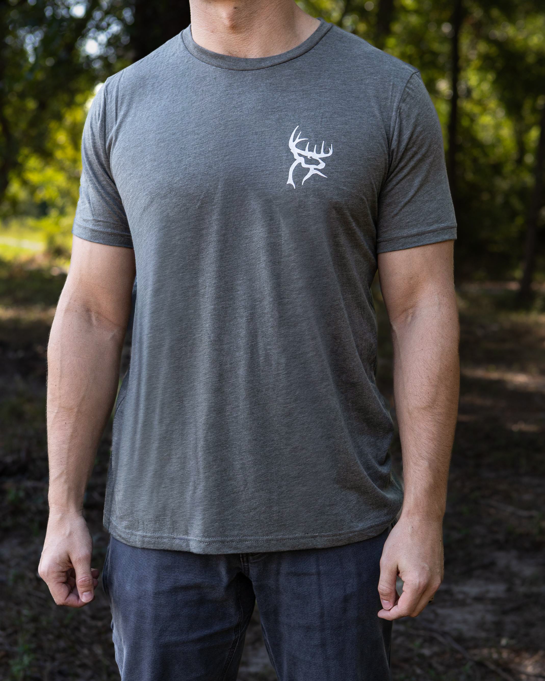 Buck Commander Deer Sketch Tri-blend Tee