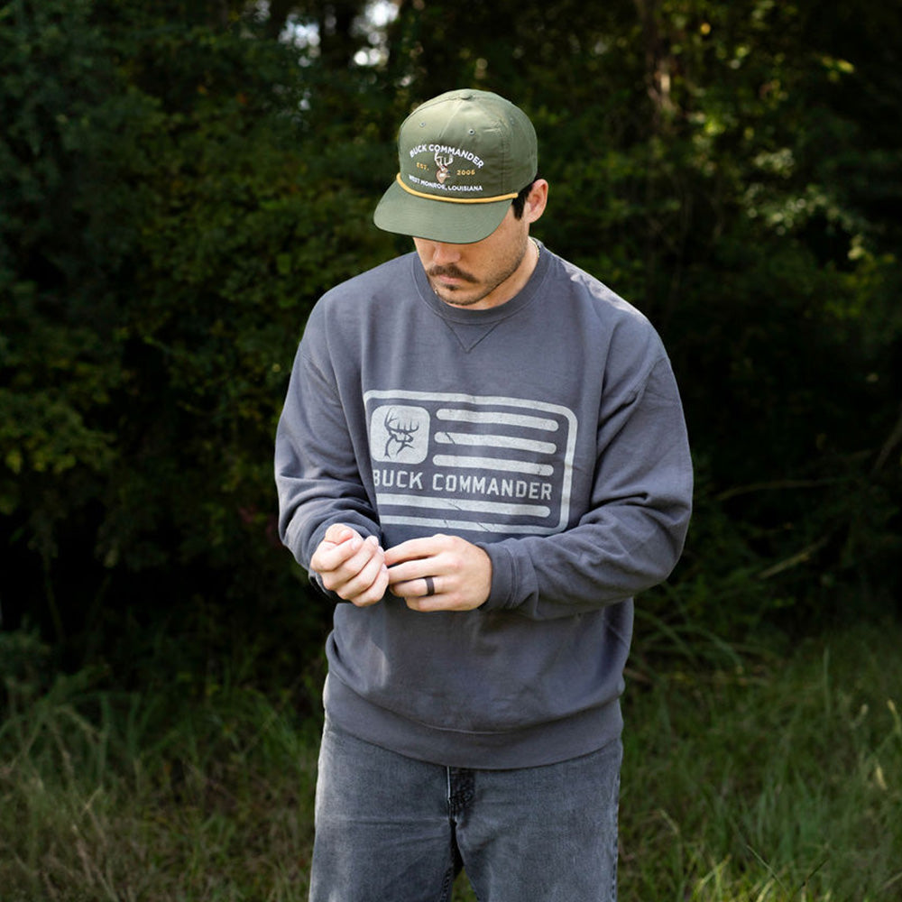 Buck Commander Flag Sweatshirt