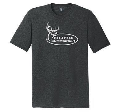 Buck Commander Black Logo Triblend Tee