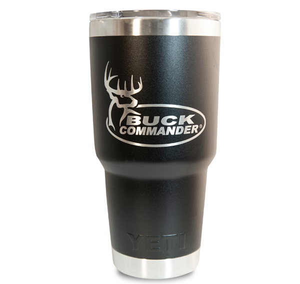 Buck Commander 30oz Black Yeti Rambler